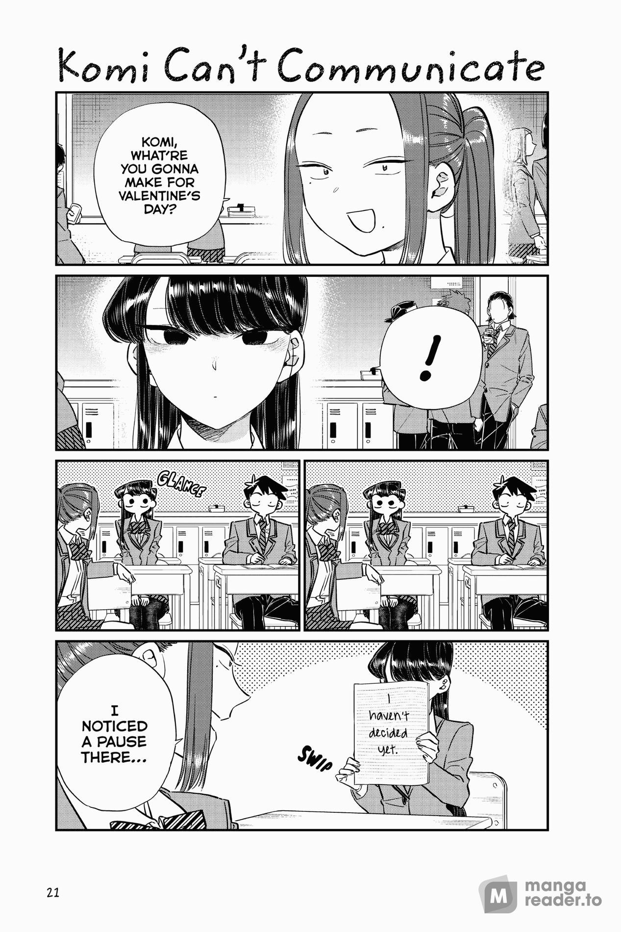 Komi Can’t Communicate, Chapter 116 image 01